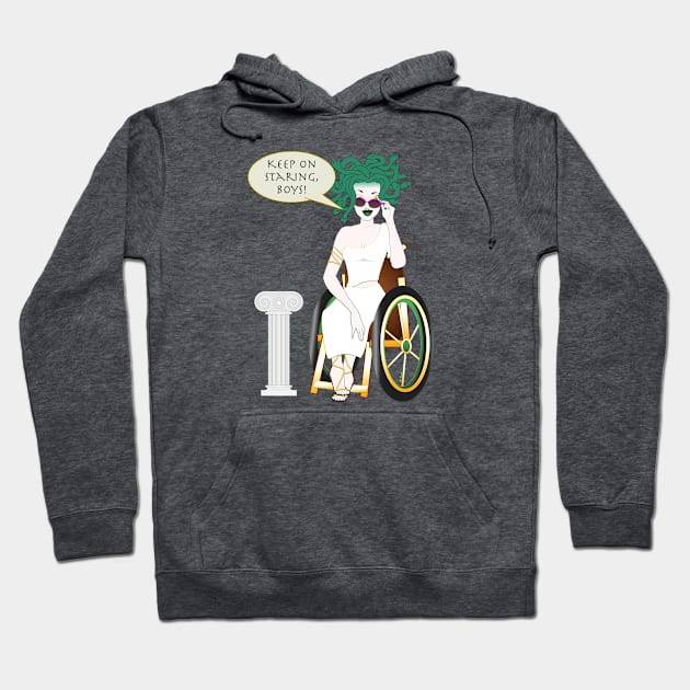 Wheelie Medusa Hoodie by RollingMort91